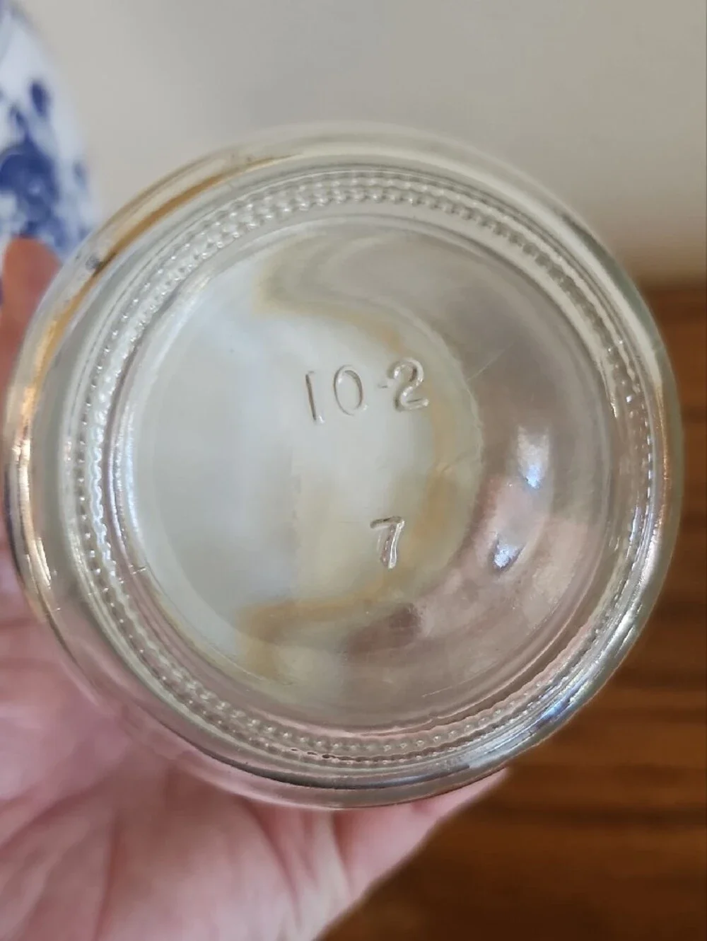 Set of 2 Vintage Clear Glass Jars with Yellow Decorative Lids Tote 8